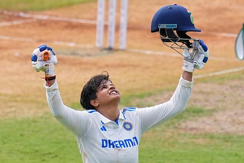 Shafali Verma celebrates her double century